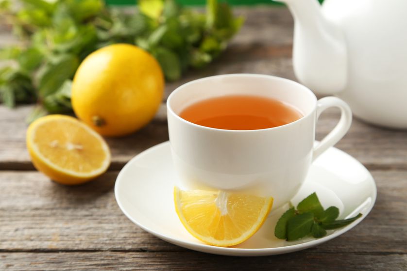 green-tea-with-lemon