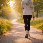 A calm walking path symbolising everyday habits that support long-term health.