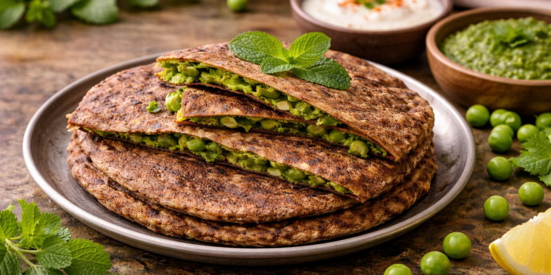 Healthy Eating: Vegetable Stuffed Ragi Paratha
