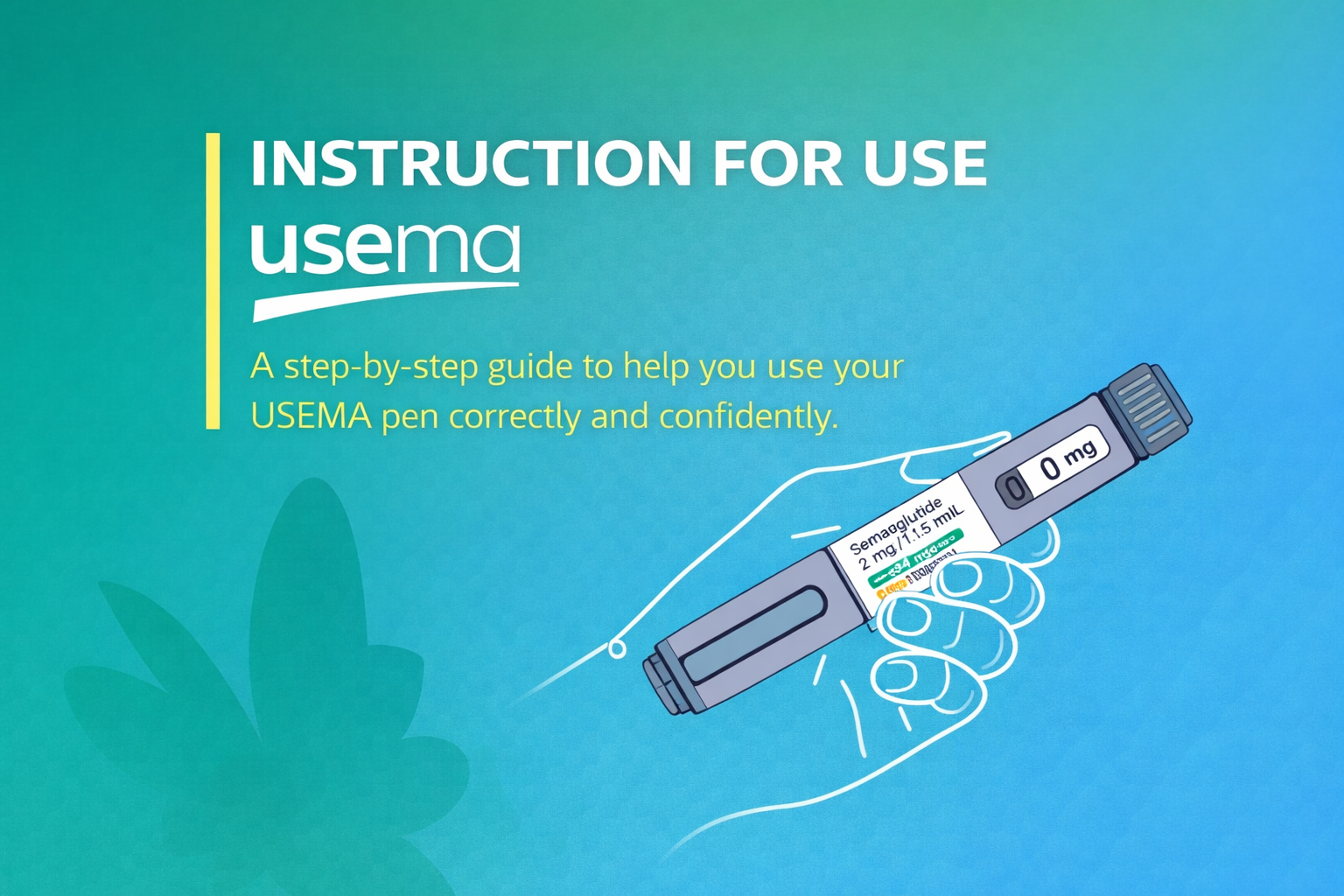semaglutide pen instructions Instruction for use USEMA