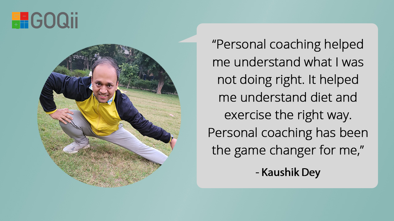 How Kaushik Dey Went From Simply Working Out To Living A Healthy Lifestyle GOQii