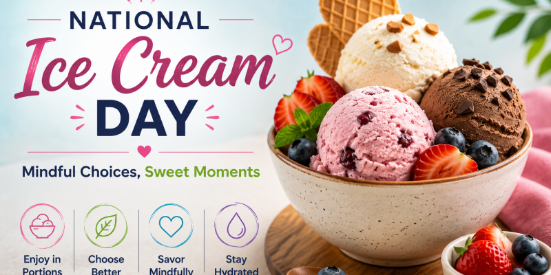National Ice Cream Day: A Guide to Mindful & Healthy Indulgence