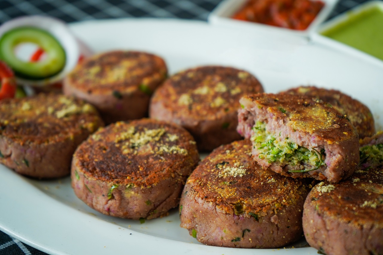 Healthy Eating Sweet Potato Sprouts Tikki GOQii