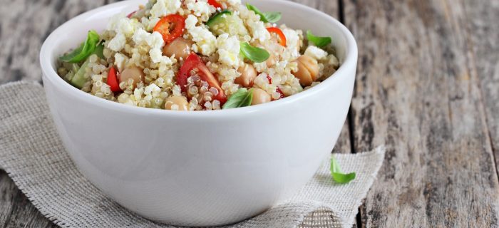 quinoa chickpea salad