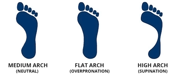three main categories of foot 